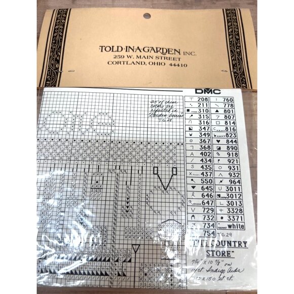The Country Store Cross Stitch Chart By Told In A Garden - Picture 2 of 2